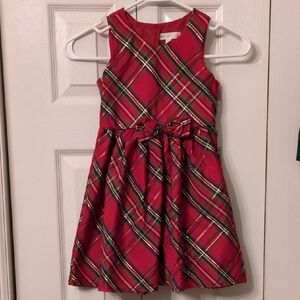 Plaid Red Kids Dress